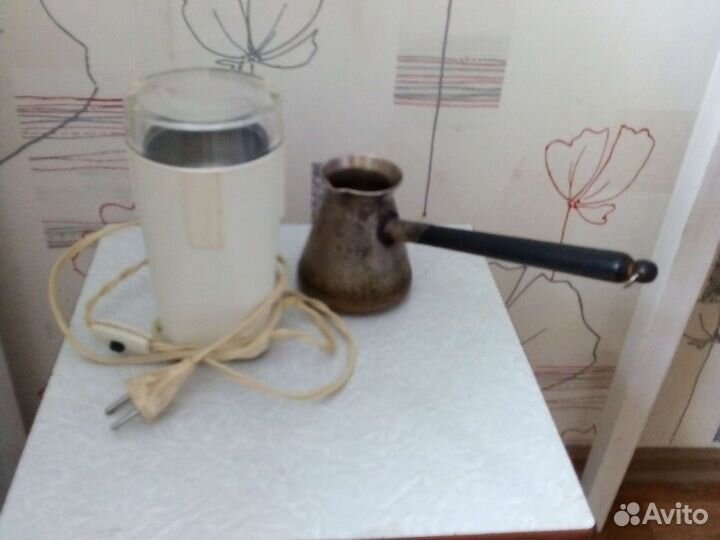 Турка + кофемолка СССР
