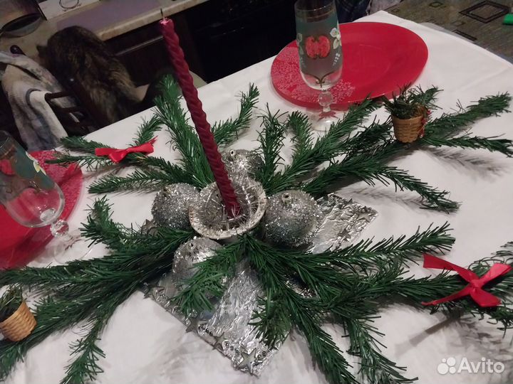 Декор новогоднего стола