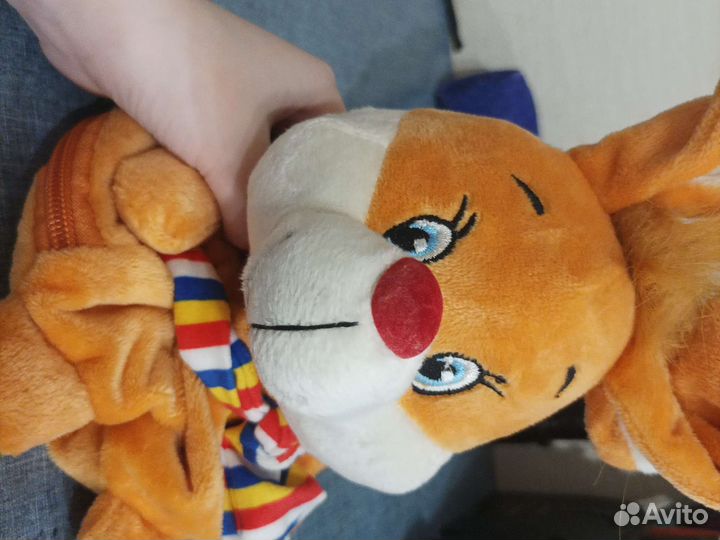 Мягкая игрушка, рюкзак белка