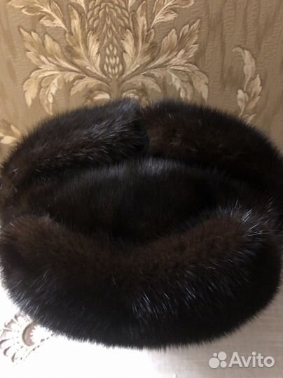 Шапка ушанка норковая