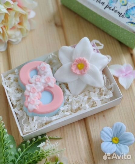 Мыло ручной работы на 8 Марта