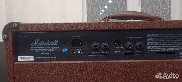 Комбоусилитель marshall