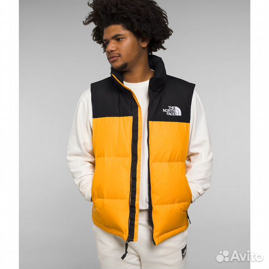 THE north face 1996 Collection Vest Men Yellow (XL)(22)