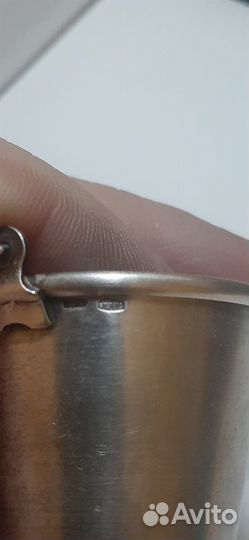 Ситечко для чая серебро СССР 875 проба