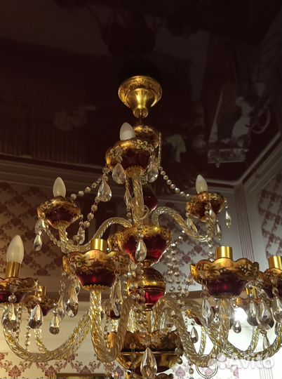 Люстра хрустальная богемия чехия