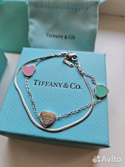 Tiffany браслет, подвеска