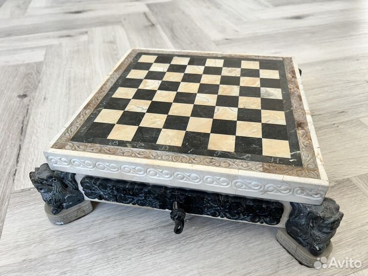 Шахматы ручной работы каменные