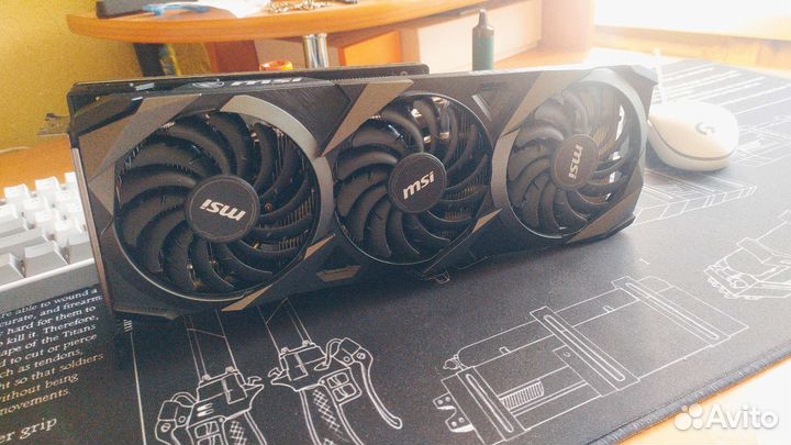 Видеокарта RTX 3070 MSI ventus 3X OC
