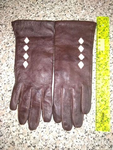 Перчатки кожаные