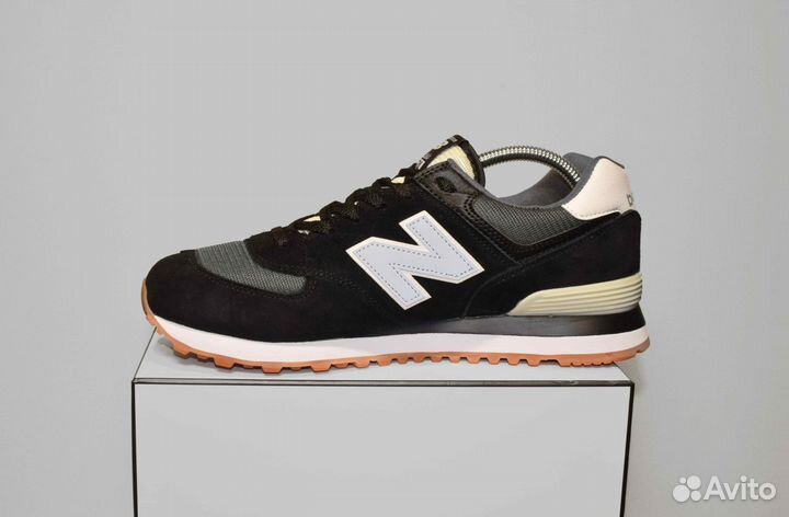 New Balance 574 Core (42-46, Черно-белые)