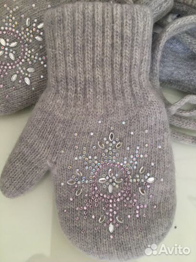 Комплект шапка, варежки Totti