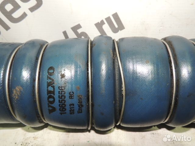 Патрубок интеркулера нижний резин. Volvo FH 1993-1