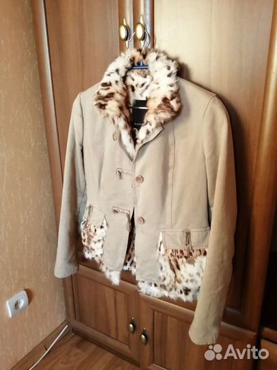 Куртка парка камышовый кот женская 44