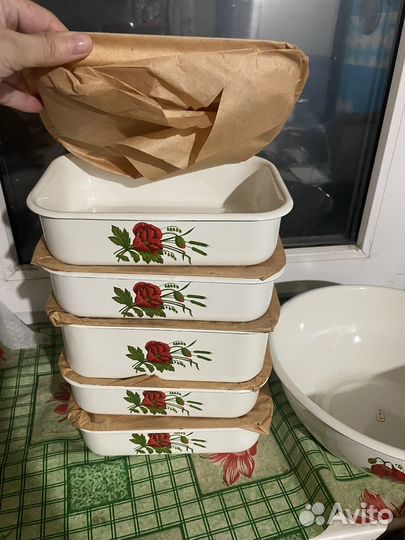 Эмалированная посуда СССР новая