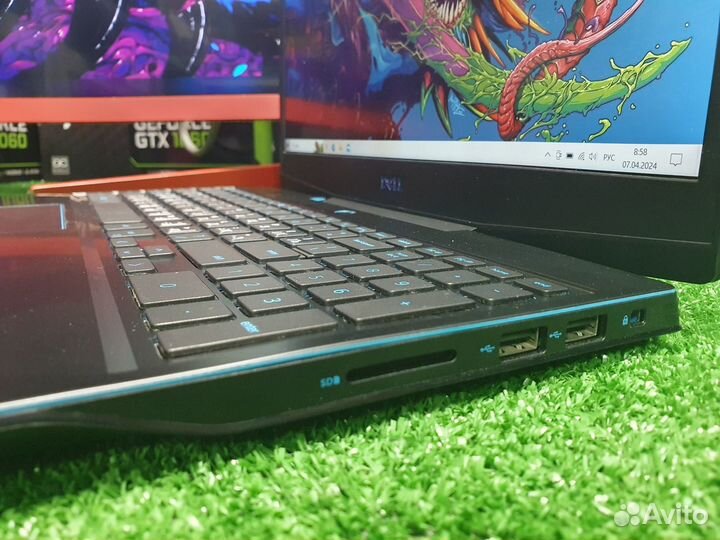 Игровой ноутбук dell G3 gtx 1650 i5