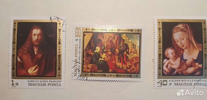 Марки Венгрия 1970-1987 искусство