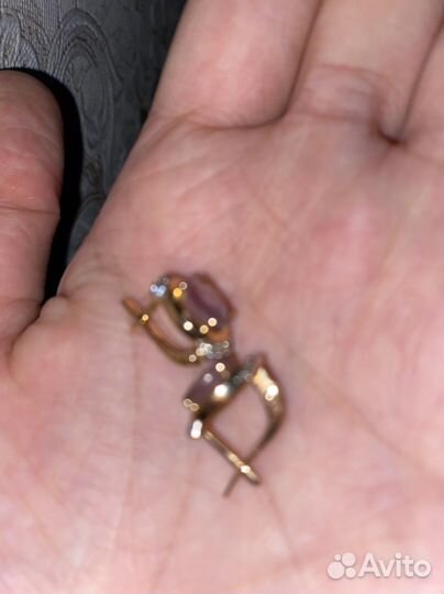 Золотые серьги