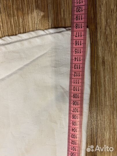 Скатерть овальная 260х260 белая