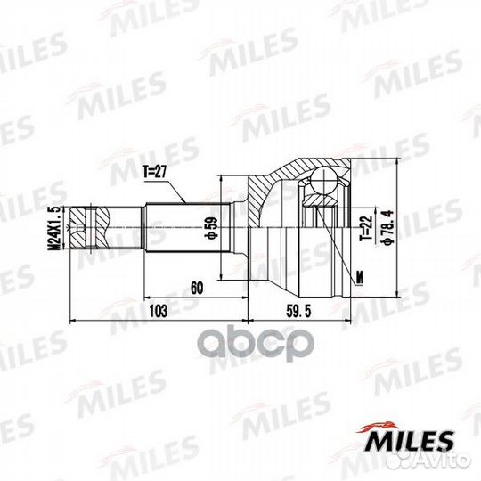 ШРУС infiniti EX J50/FX35/45/G V36/M35 3.5-5.0