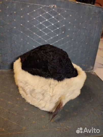 Женская меховая шапка.Винтаж СССР