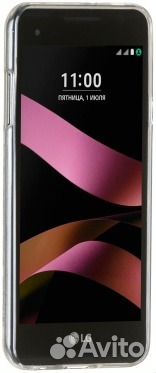 Силиконовый кейс на LG X Style (прозрачный)