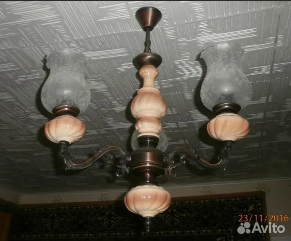 Люстра Винтаж потолочная. Югославия