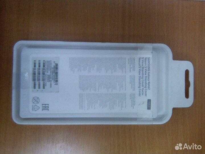 Чехол книжка с окошком для Samsung Galaxy Note7 (о