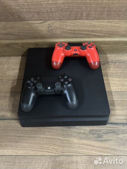 Sony playstation 4 slim+34игры+2геймпада