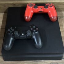 Sony playstation 4 slim+34игры+2геймпада