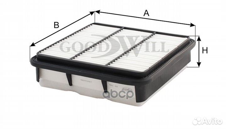 Фильтр воздушный mitsubishi L200