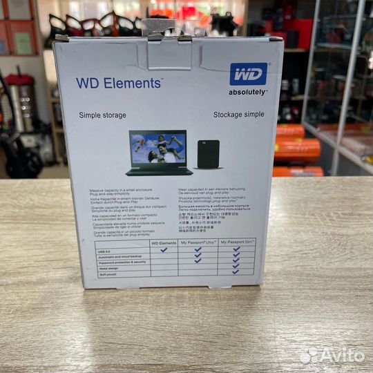 Переносной жёсткий диск WD 4TB