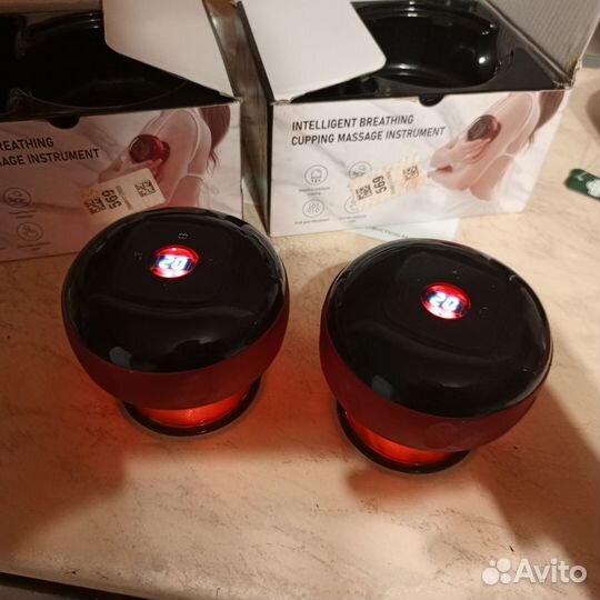 Вакуумный массажер для тела 2шт