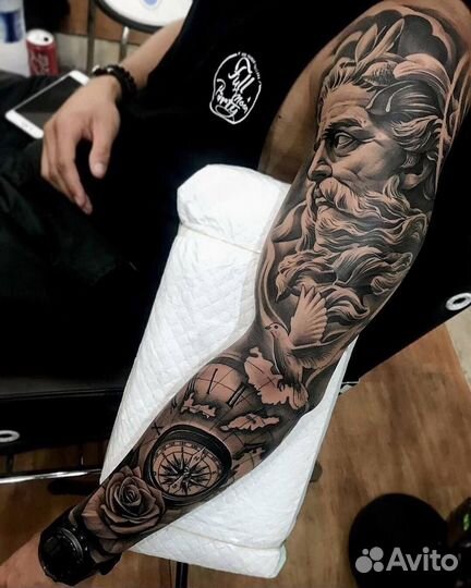 Татуировка мужская Тату