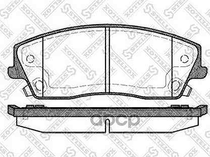 Колодки дисковые п Chrysler 300C 2.7/3.5/5.7 00