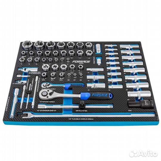 Набор инструментов 70пр. Forsage F-K4701