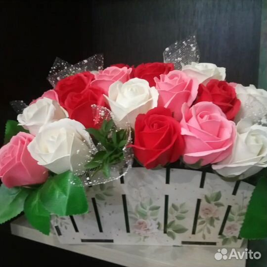 Букет из мыла