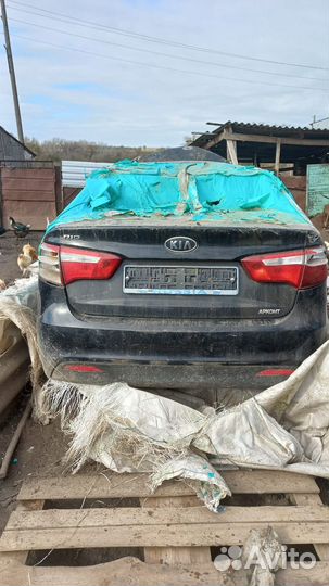 Kia rio 3 1.6 двигатель МКПП G4FC в разборе черный