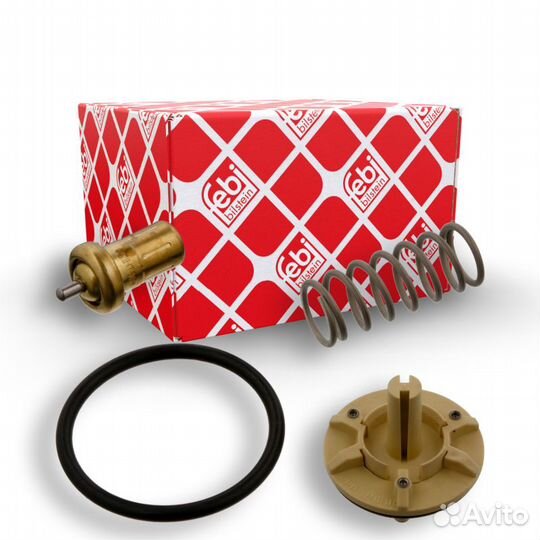 Термостат с уплотнит.кольц Audi A3 08 Skoda Fa