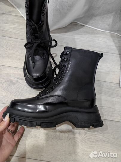 Ботинки нат кожа женские зимние 36