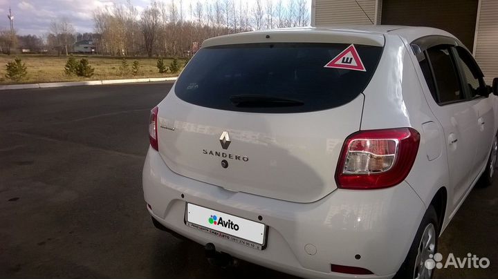 Renault Sandero 1.6 AT, 2015, 152 000 км