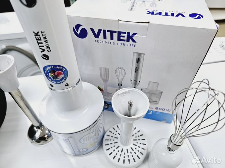 Блендеры погружные Vitek 4в1 800Вт (Чап50)