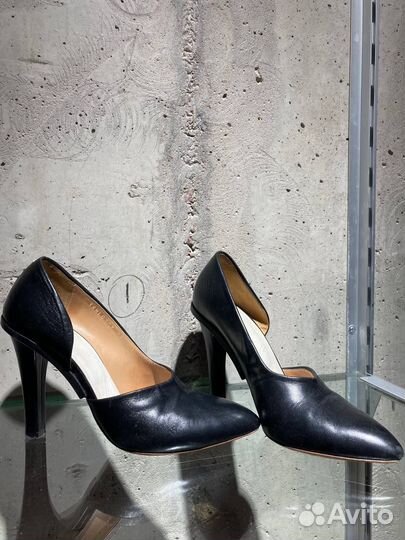 Maison Margiela, черные туфли, 37 размер, кожа