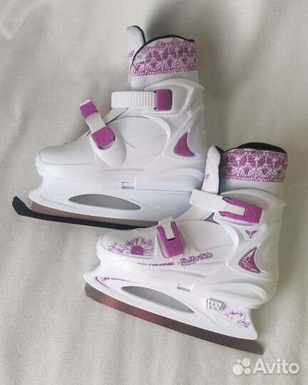 Коньки раздвижные 33-36 размер ледовые