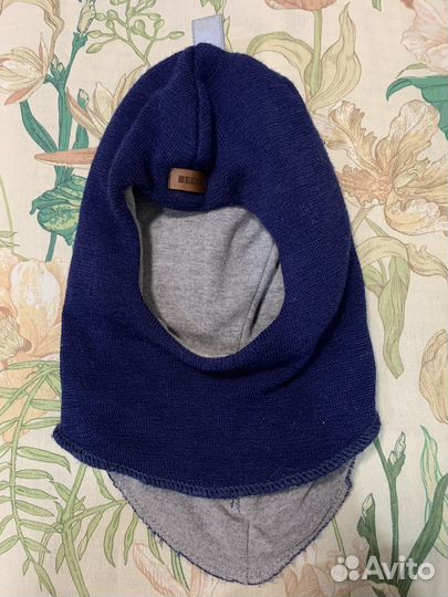 Шапка шлем для мальчика 50-53