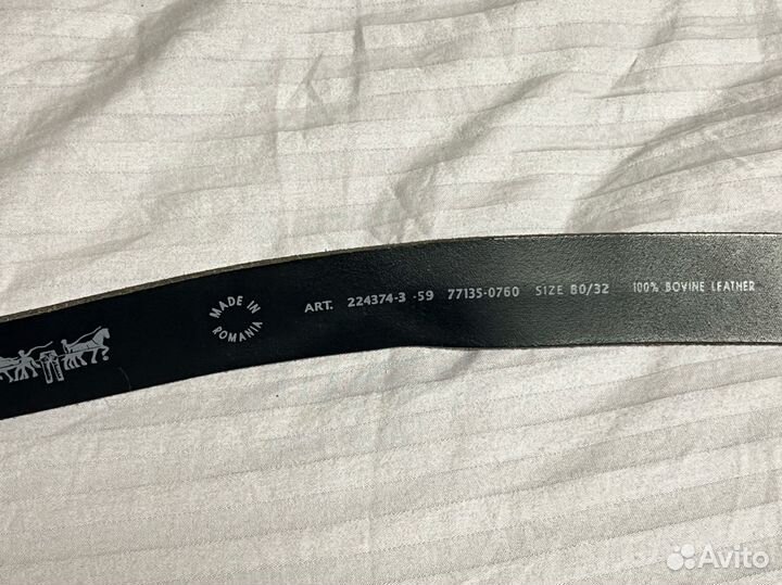 Ремень Levi's черный