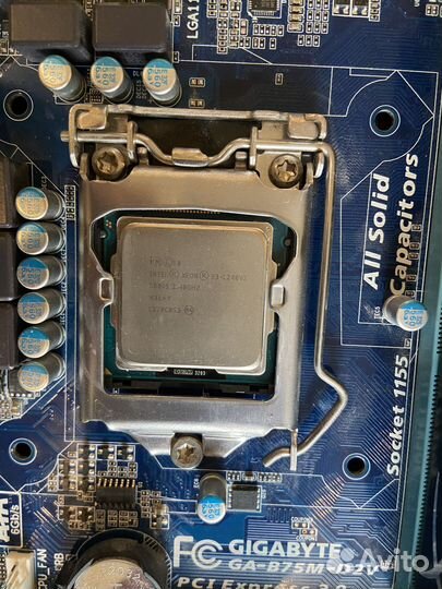 Комплект Xeon e3 1240(аналог i7),материнка,память