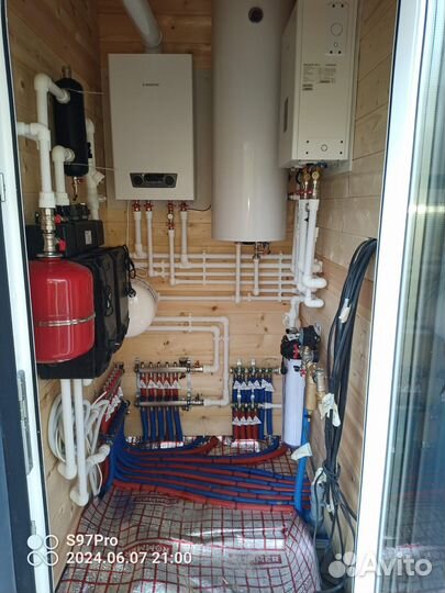 Монтаж системы отопления