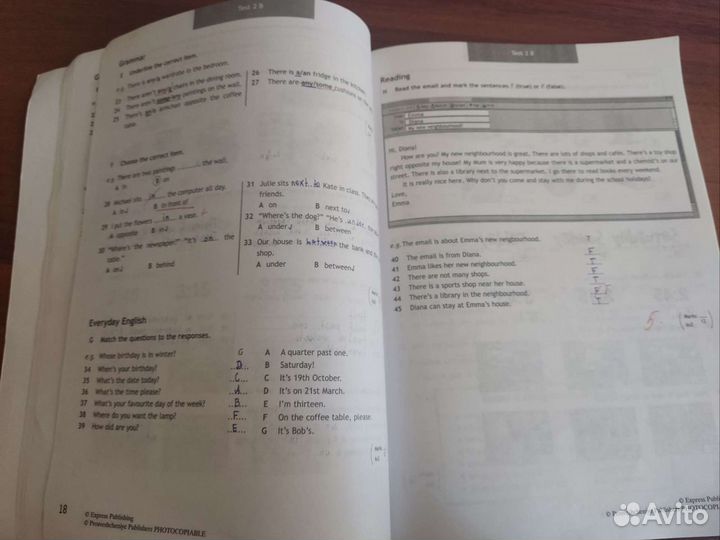 Английский в фокусе 6 класс. Контрольные задания