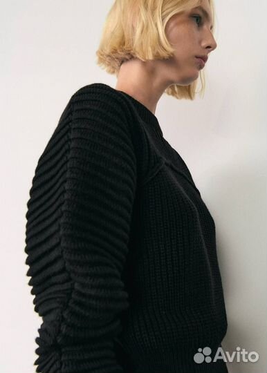 Свитер mango черный