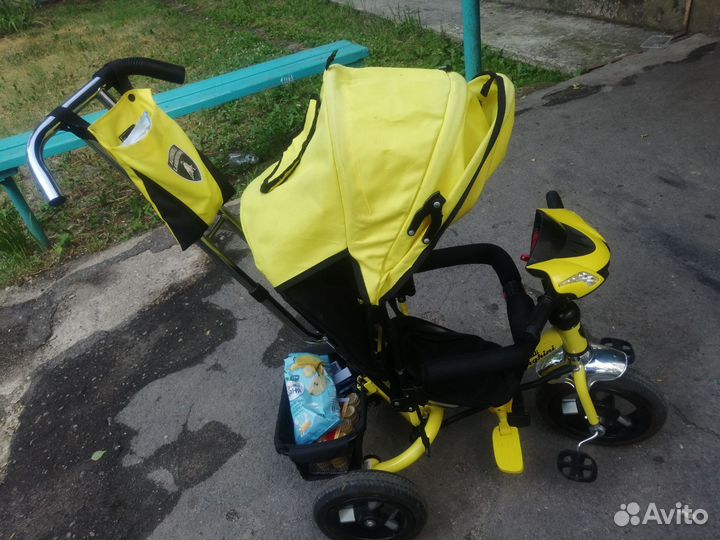 Трехколесный велосипед коляска